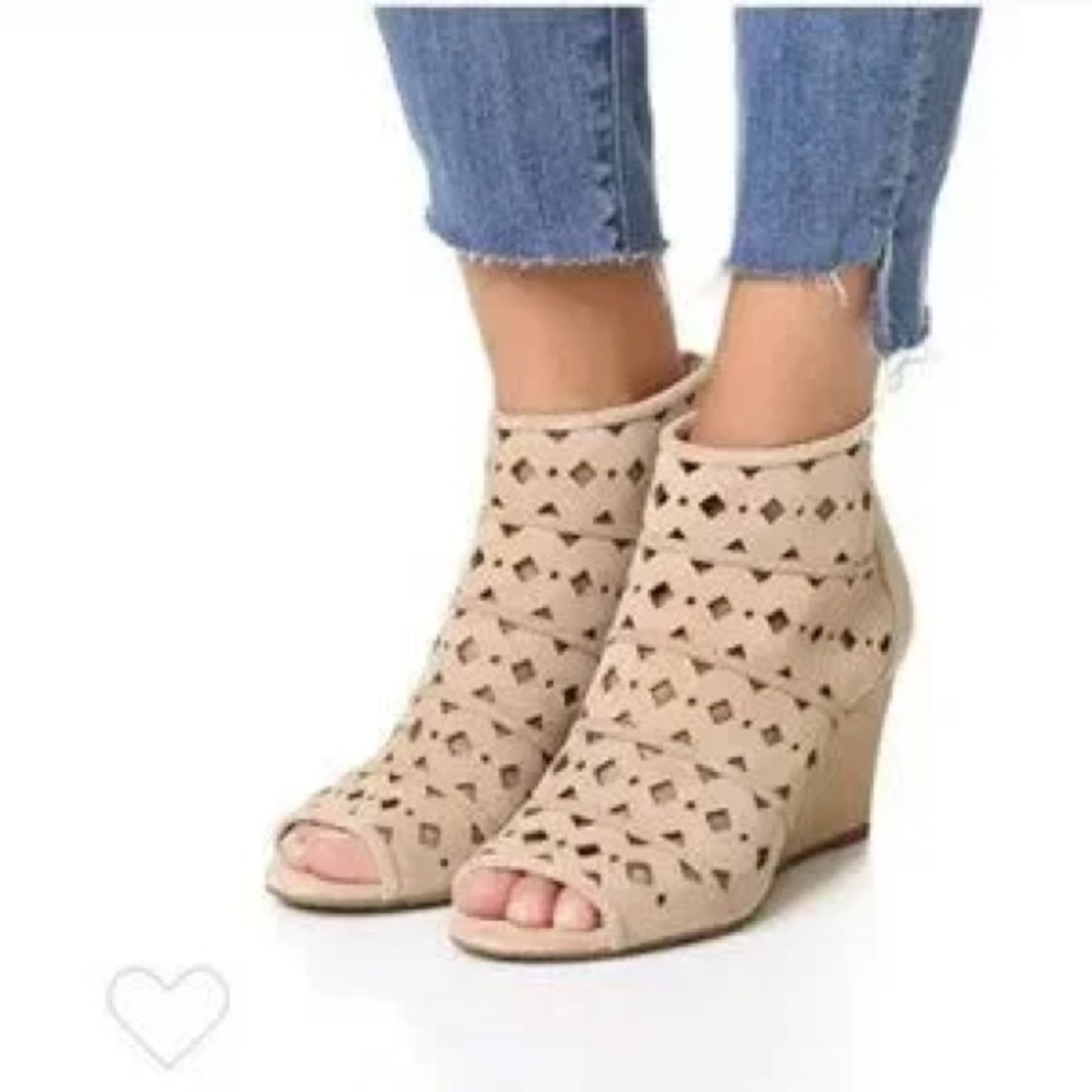 Michael Kors cutout wedge sandals